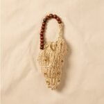 Coral, bolso artesanal de Mohama