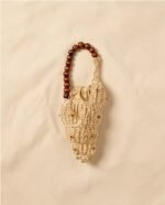 Coral, bolso artesanal de Mohama