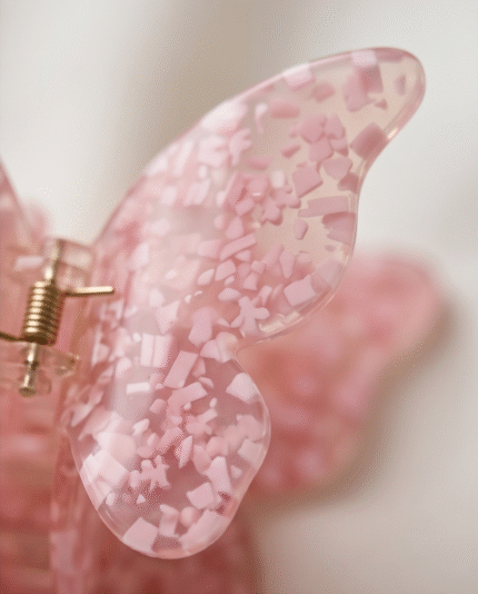 Pink Butterfly, pinza para el cabello de Mohama