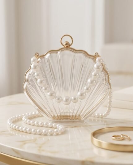 White Sea Shell, bolso artesanal de Mohama